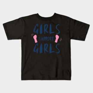 Girls support girls Kids T-Shirt